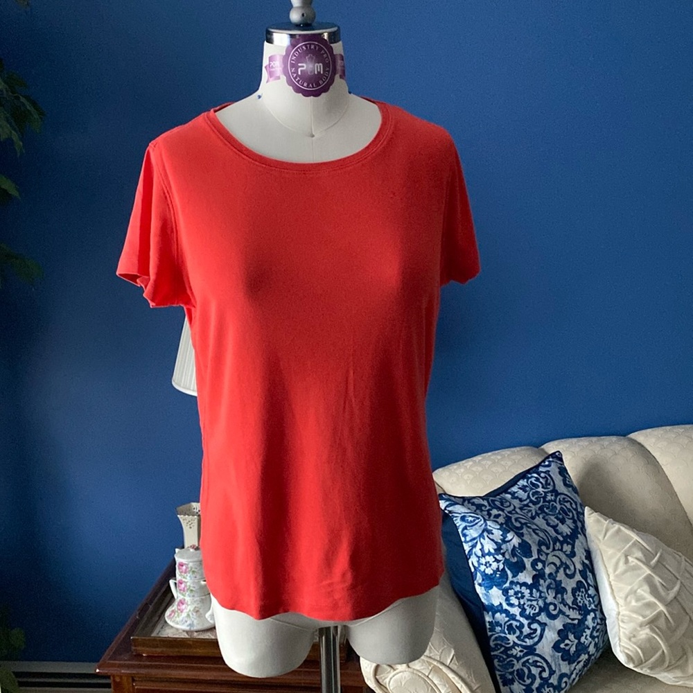 ❤️🤍💙 Red St Johns Bay Cotton Shirt